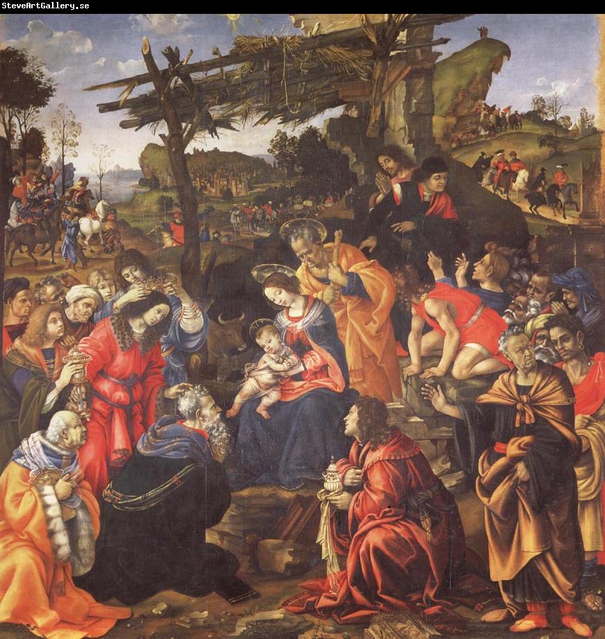 Filippino Lippi The Adoration of the Magi